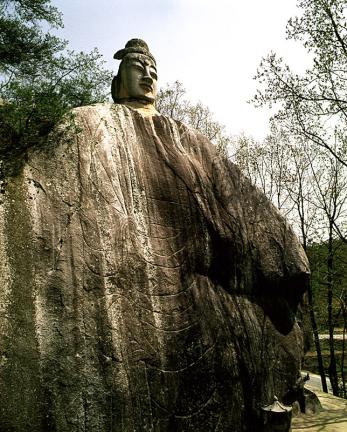 Stone Buddha Statue in Icheon-dong, Andong